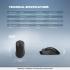 Fantech Yari E WG14E Tri-Mode Wireless Gaming Mouse 12000 DPI Black